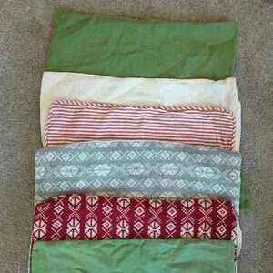 Ikea (5) and (1) pottery barn throw pillow covers 19x19